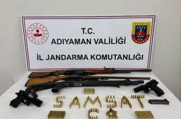 Adıyaman’da silah kaçakçılığı operasyonu: 1 gözaltı 