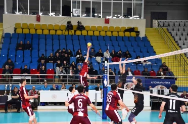 Afyonkarahisar’da voleybol finali tamamlandı 