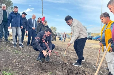 Ağaçlandırma günü etkinliği Havran’da gerçekleştirildi 
