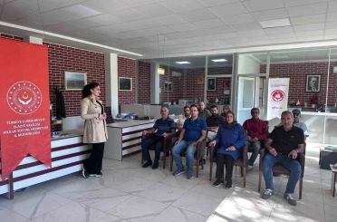 Ağın’da kadına yönelik şiddetle mücadele çalışması 