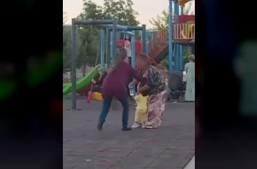 Ağlayan çocuğu sakinleştirmeye çalışan engelli kadın dayak yedi 