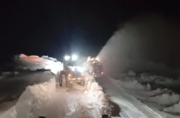 Ağrı-Kağızman kara yolu ulaşıma açıldı 