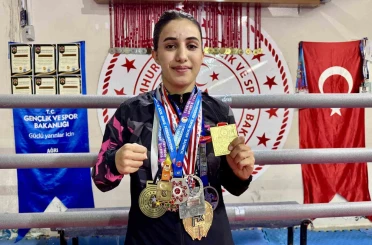 Ağrı’nın tek kadın kickboksçusu Sibel Oruç, Türkiye ve dünya şampiyonluklarıyla genç kızlara ilham veriyor