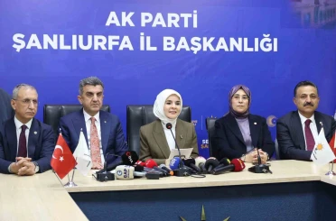 Aile ve Sosyal Hizmetler Bakanı Göktaş: "Haziran 2023’ten bugüne Şanlıurfa’ya 46,5 milyar lira sosyal yardım harcaması aktardık" 