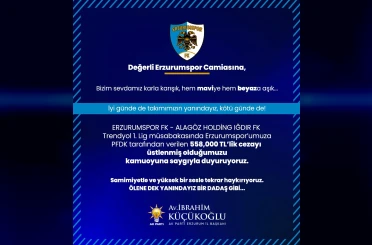 AK Parti İl Başkanı Küçükoğlu, "558 bin TL’lik cezayı üstleniyoruz" 