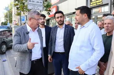 AK Parti İl Başkanı Subaşıoğlu İstiklal Caddesi’nde esnafları dinledi
