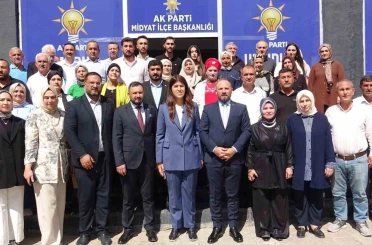 AK Parti İstanbul Milletvekili Ayaydın Midyat’ta temaslarda bulundu 