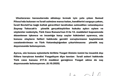 AK Partili Şahan, ’Yozgatlıyım’ diyen İsrail askeri hakkında suç duyurusunda bulundu