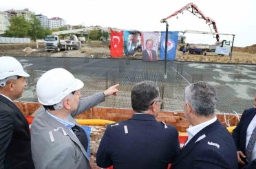 Akçaabat otogarının temeli atıldı 