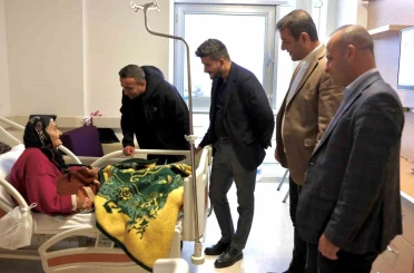 Akçadağ Belediye Başkanı Ulutaş’tan hastane ziyareti 