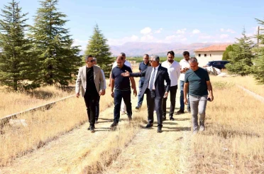 Akçadağ’da yeni mezarlık alanı için çalışmalar başlatıldı 