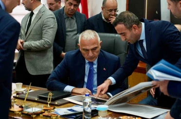 Akçadağ’ın turizm projeleri Bakan Ersoy’a sunuldu 