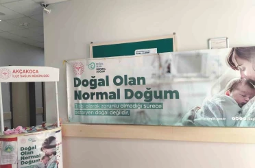 Akçakoca’da normal doğumun önemi anlatılıyor 