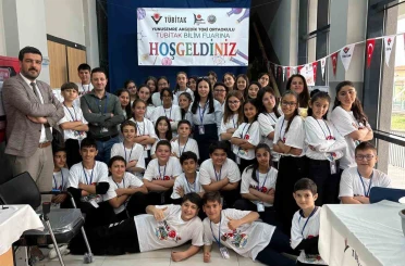 Akgedik TOKİ Ortaokulu’nda bilim şöleni