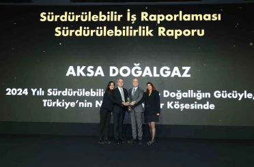 Aksa Doğalgaz’ın Sürdürülebilirlik Raporu’na ödül 