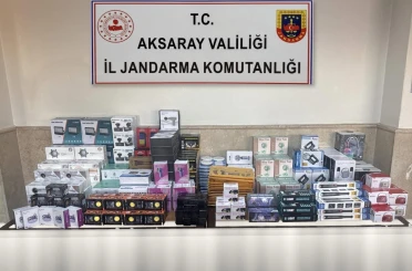 Aksaray’da 4,5 milyonluk kaçakçılık operasyonu: 3 gözaltı 