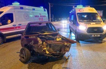 Aksaray’da alkollü sürücü kazaya sebep oldu: 2 yaralı