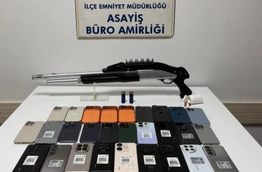 Akşehir’de kaçak cep telefonu operasyonu