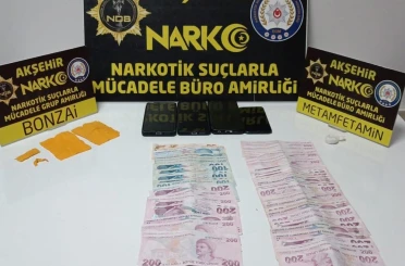 Akşehir'de uyuşturucu operasyonu