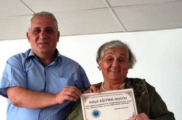 Akşehir Halk Eğitimi Merkezi’nden Halk Eğitimi Dostu Belgesi 