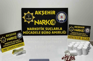 Akşehir’de uyuşturucu operasyonu 