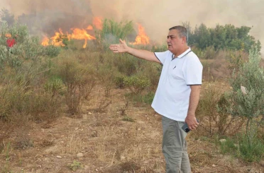 Aksu Belediyesi yangın riskine karşı sahada 