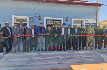 Akyaka’da köy camisi dualarla hizmete açıldı 