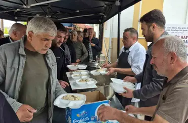 Alaçam’da Ahilik Haftası’nda ahi pilavı ikramı
