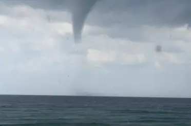 Alanya açıklarında hortum görüntülendi
