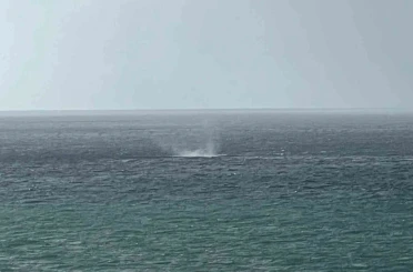 Alanya açıklarında oluşan hortum korkuttu 