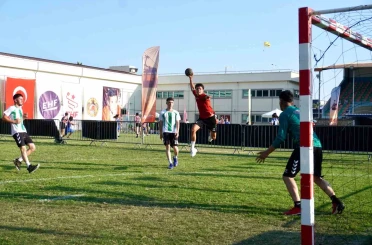 Alanya’da 2 bin kişilik hentbol şöleni başladı 