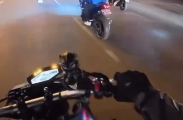 Alanya’da tek teker kazasında faciadan dönüldü 