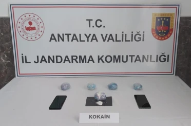 Alanya’da yarım kilo kokain ele geçirildi 