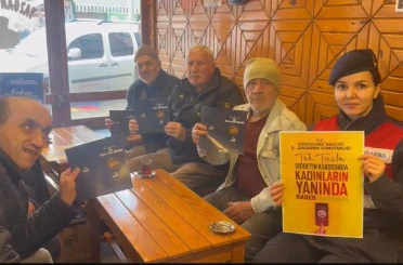 Alaplı’da jandarmadan kadına şiddete karşı tek dokunuş 