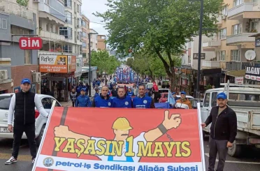 Aliağa’da 1 Mayıs kutlandı 