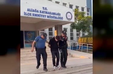 Aliağa’da 22 yıl hapis cezası bulunan şahıs yakalandı 