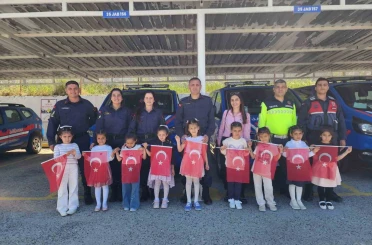 Aliağa’da, minik öğrenciler Jandarmayı yakından tanıdı 