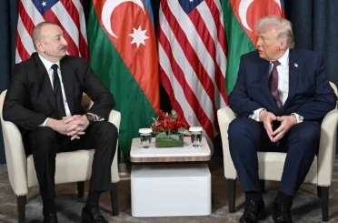 Aliyev, Trump ile bir araya geldi 