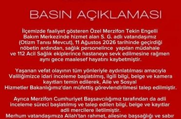 Amasya’da özel bakımevinde rahatsızlanan otizmli vatandaşın ölümüne inceleme