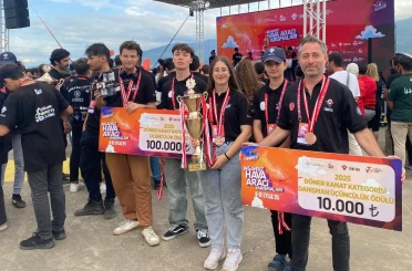 Amasyalı gençler TEKNOFEST’te üçüncü oldu 