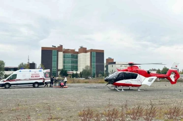 Ambulans helikopter kalp pili ihtiyacı olan hastaya umut oldu 