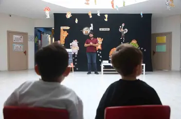 Anaokulu öğrencilerine veteriner hekimlik mesleği tanıtıldı
