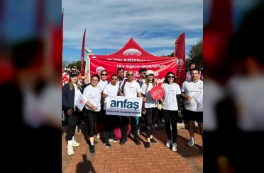 ANFAŞ çalışanları Runtalya’da eğitime destek için koştu 