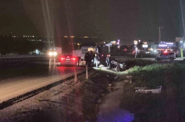 Ankara’da kontrolü kaybeden araç takla attı: 1 ölü, 2 yaralı 