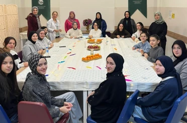 Anne ve çocuklar birlikte üretti 