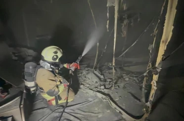 Antakya’da ev yangını 