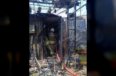Antakya’da konteyner yangını 