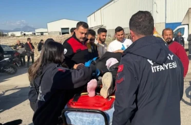 Antakya’da trafik kazası: 1 yaralı 