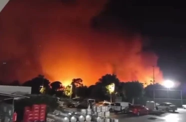 Antalya Aksu’da ormanlık alanda yangın