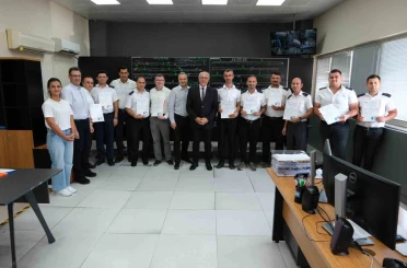 Antalya raylı sistem kontrolörleri uluslararası sertifika aldı 